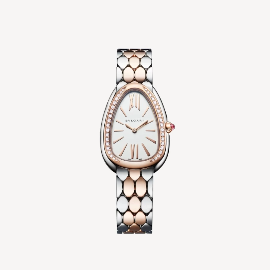 BVLGARI Serpenti Seduttori White Gold Women's Watch Luxury Swiss Timepiece