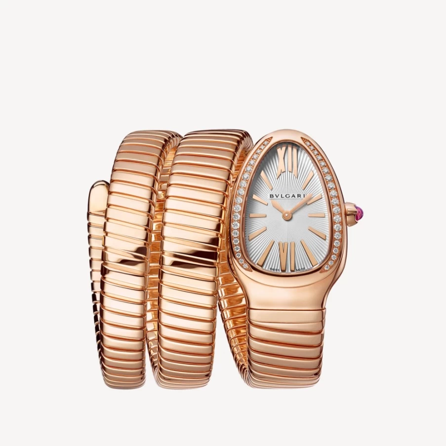BVLGARI Serpenti Tubogas Women's White Gold Watch