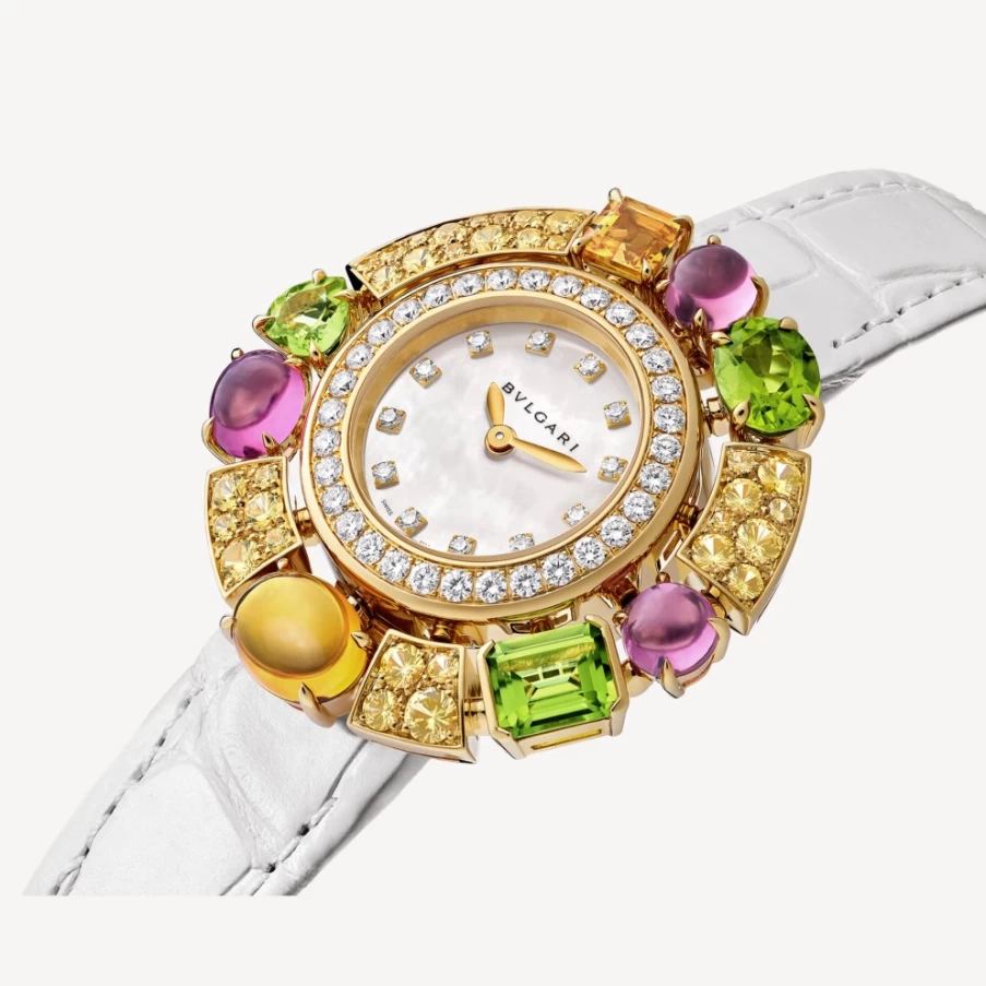BVLGARI Allegra Pink Watch for Women - Luxury Rose Gold-Tone Timepiece