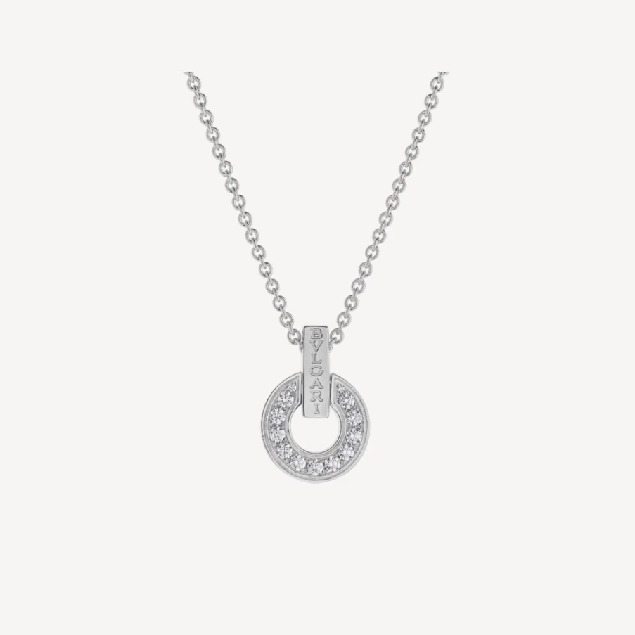 BVLGARI BVLGARI White Gold Necklace | Luxury Italian Jewelry