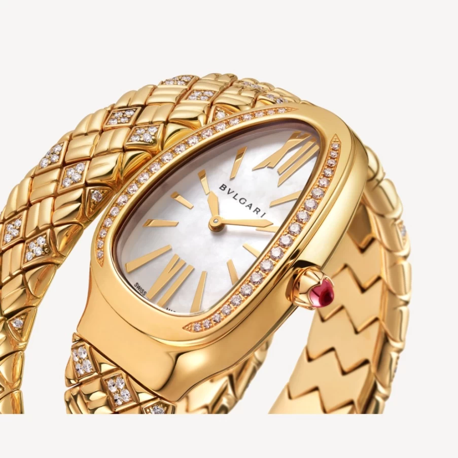 BVLGARI Serpenti Spiga Women's Yellow Gold Watch