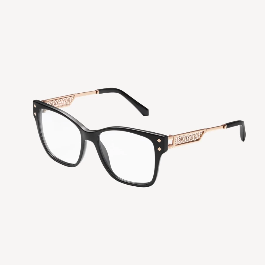 BVLGARI Serpenti Black Optical Glasses for Women | Luxury Designer Eyewear