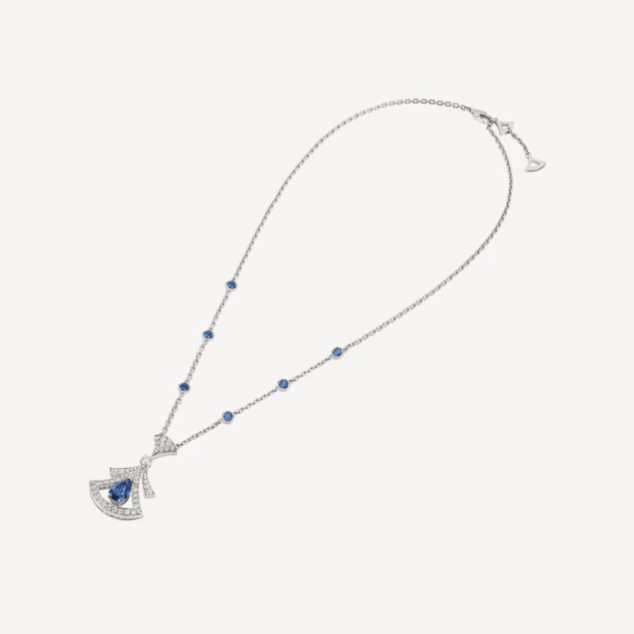 BVLGARI Divas' Dream Blue Sapphire Pendant Necklace | Luxury Jewelry Collection
