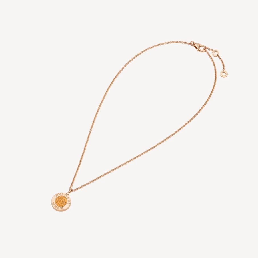 BVLGARI BVLGARI White and Orange Necklace | Luxury Italian Jewelry