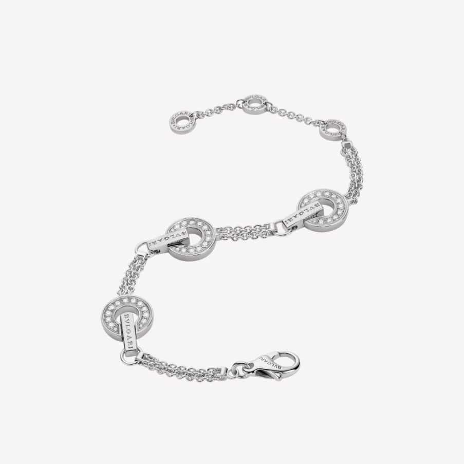 BVLGARI Bvlgari White Gold Bracelet | Luxury Italian Jewelry
