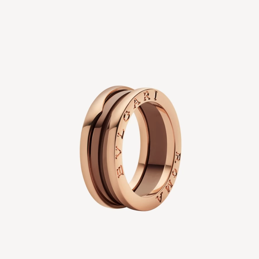 BVLGARI B.Zero1 Ring in Bronze | Luxury Italian Jewelry