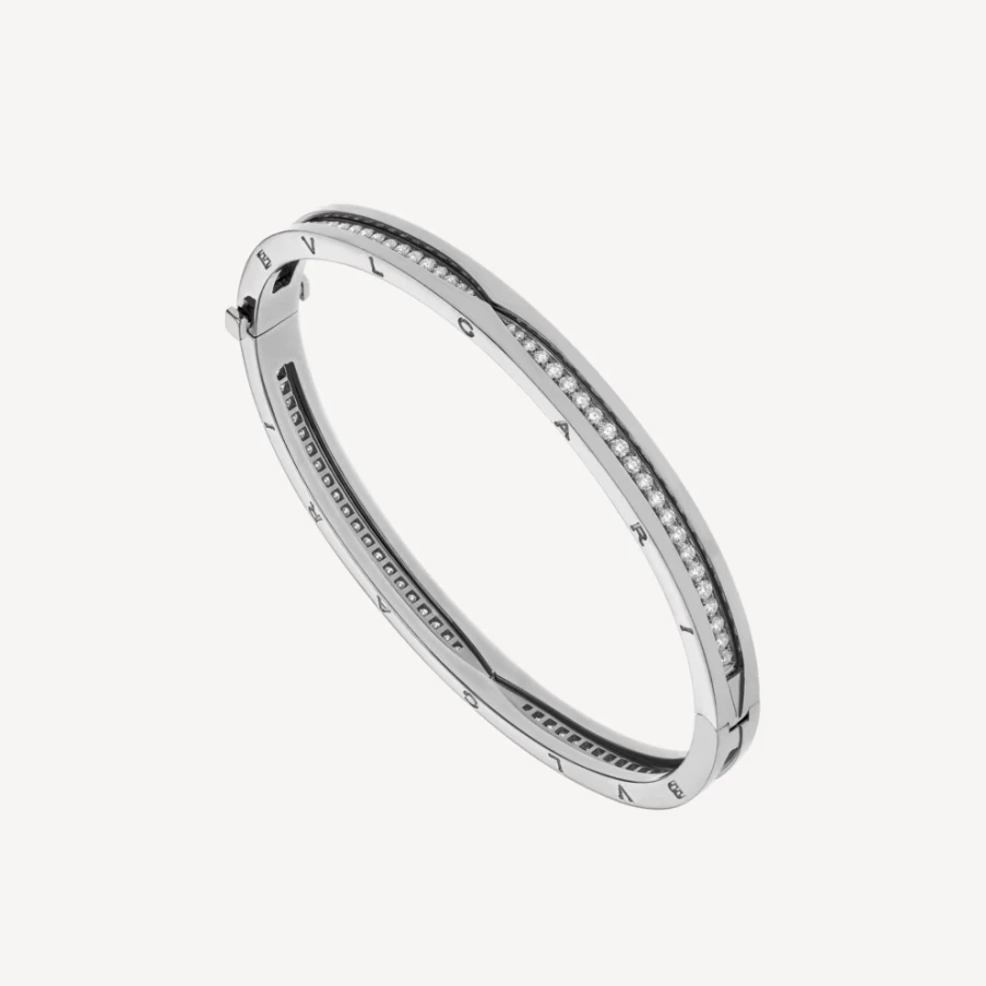BVLGARI B.Zero1 White Gold Bracelet | Iconic Luxury Jewelry Collection