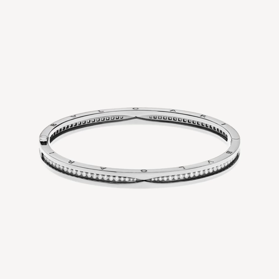 BVLGARI B.Zero1 White Gold Bracelet | Iconic Luxury Jewelry Collection