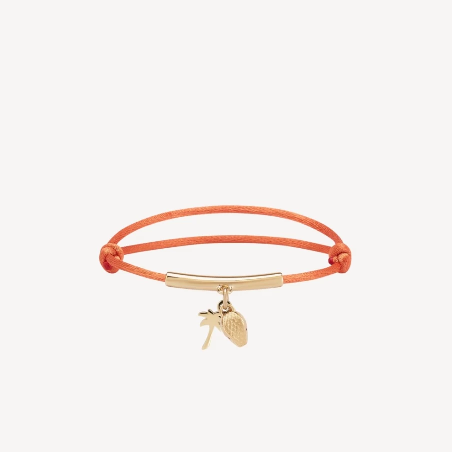 BVLGARI Serpenti Forever Orange Leather Bracelet for Women | Luxury Snake Design