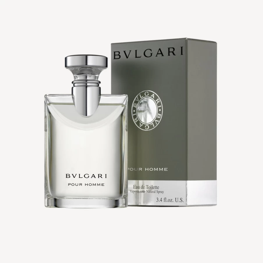 BVLGARI Pour Homme Men's Eau De Toilette - Fresh & Woody Fragrance for Men