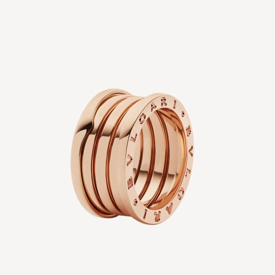 BVLGARI B.Zero1 Ring - Luxury 18K Gold or Sterling Silver Designer Band for Women & Men
