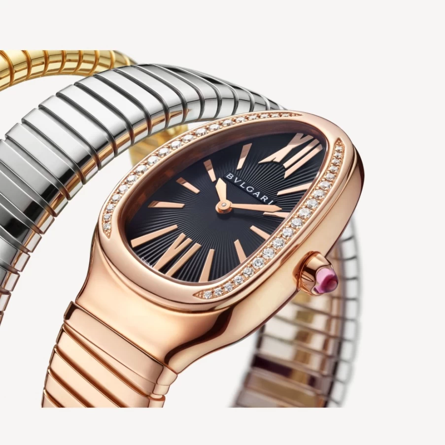 BVLGARI Serpenti Tubogas Black Women's Luxury Watch