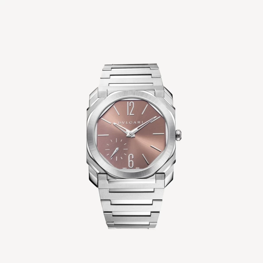 BVLGARI Octo Finissimo Men's Silver Ultra-Thin Luxury Watch