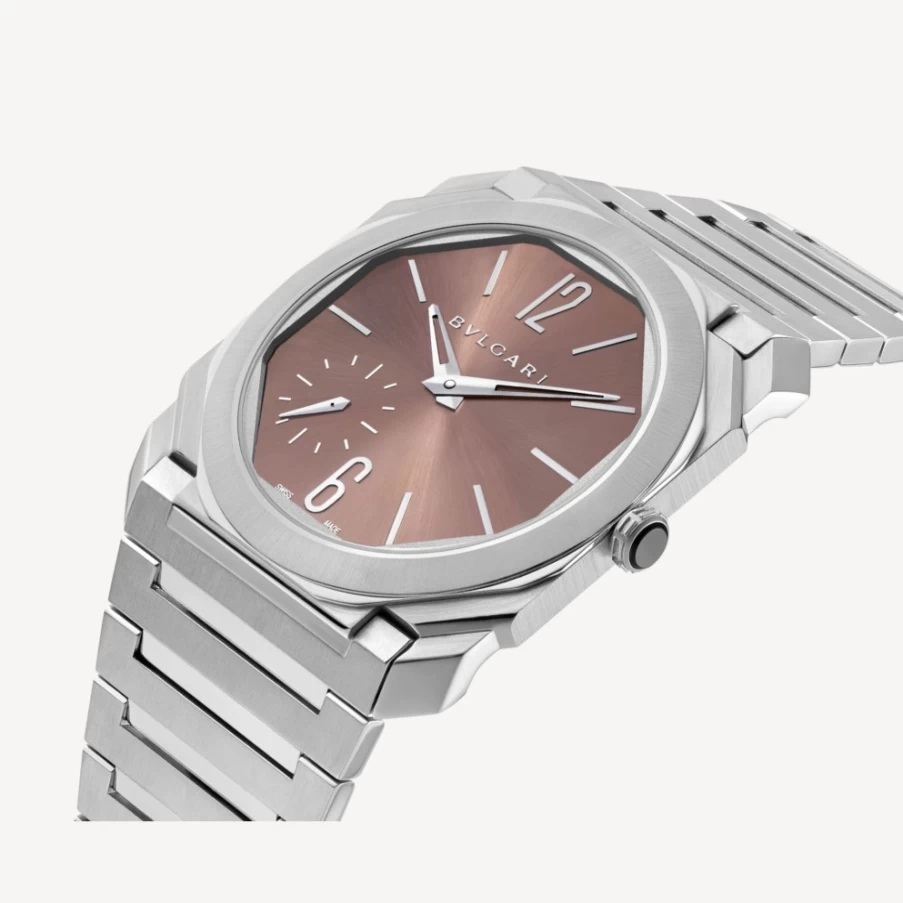 BVLGARI Octo Finissimo Men's Silver Ultra-Thin Luxury Watch