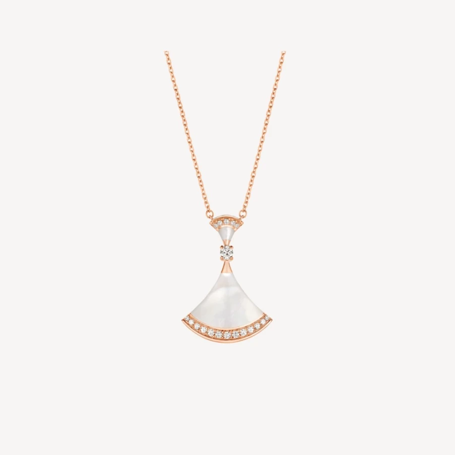BVLGARI Divas' Dream White Gold Necklace | Luxury Diamond Pendant