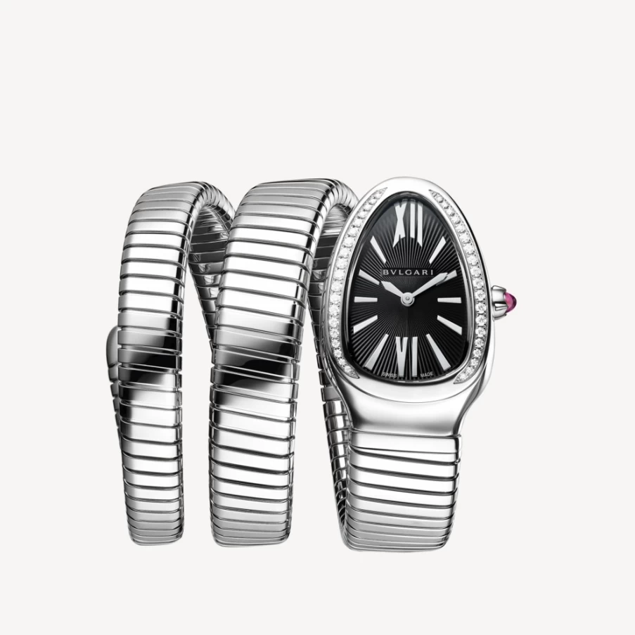 BVLGARI Serpenti Tubogas Women's Silver Watch