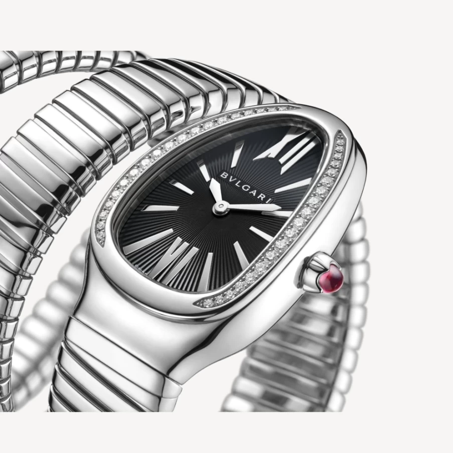 BVLGARI Serpenti Tubogas Women's Silver Watch