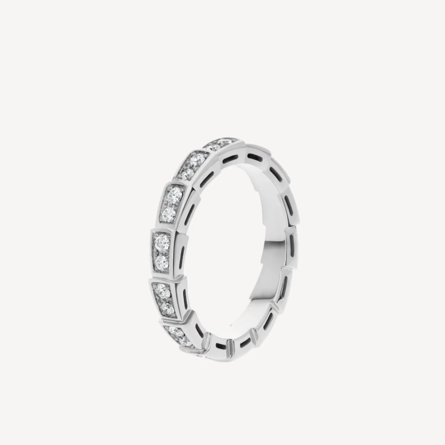 BVLGARI Serpenti Viper Ring | Luxury Snake Design Gold Band Jewelry