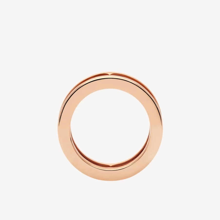 BVLGARI B.Zero1 Ring - Iconic Luxury Band Ring in 18K Gold & Precious Metals