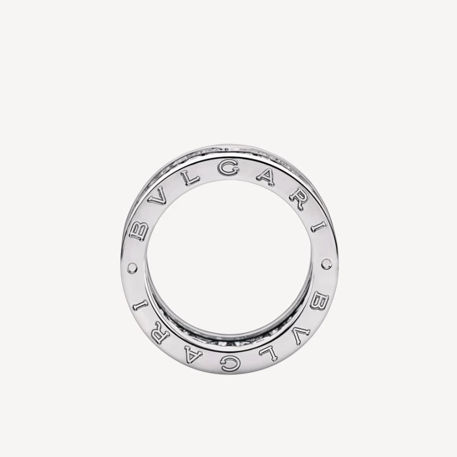 BVLGARI B.Zero1 Ring - Iconic Luxury Band Ring in 18K Gold & Precious Metals