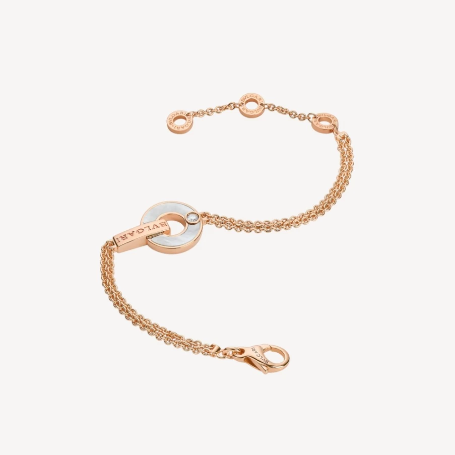 BVLGARI BVLGARI White Gold Bracelet Luxury Italian Jewelry