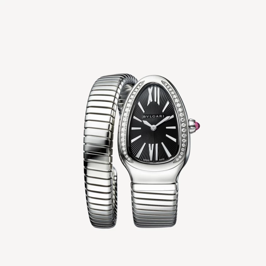 BVLGARI Serpenti Tubogas Women's Silver Watch