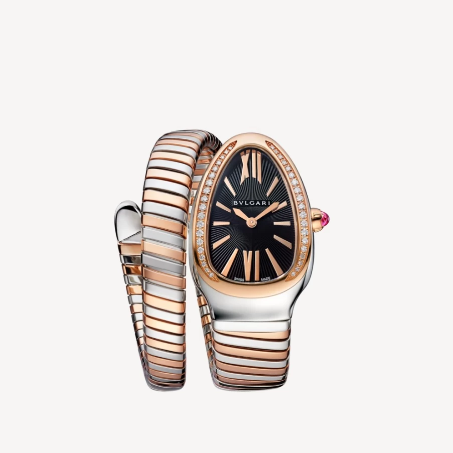 BVLGARI Serpenti Tubogas Black Women's Luxury Watch