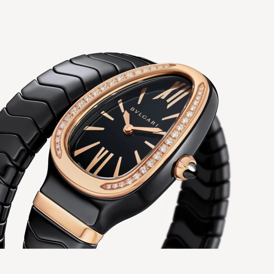 BVLGARI Serpenti Spiga Black Women's Luxury Watch