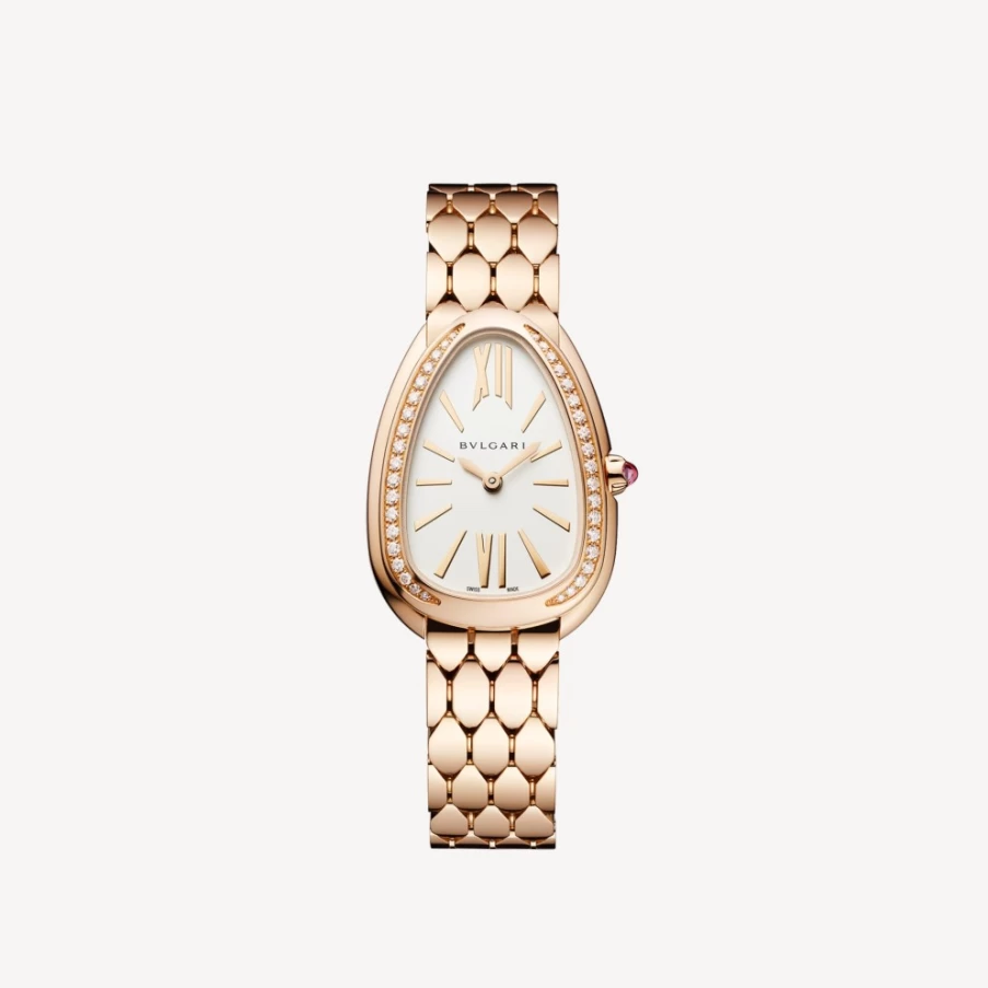 BVLGARI Serpenti Seduttori White Gold Women's Watch Luxury Swiss Timepiece
