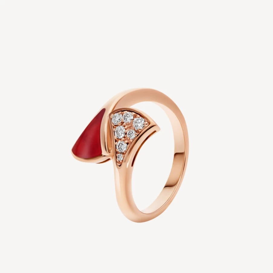 BVLGARI Divas’ Dream Ring in Red | Luxury Gemstone Jewelry Collection