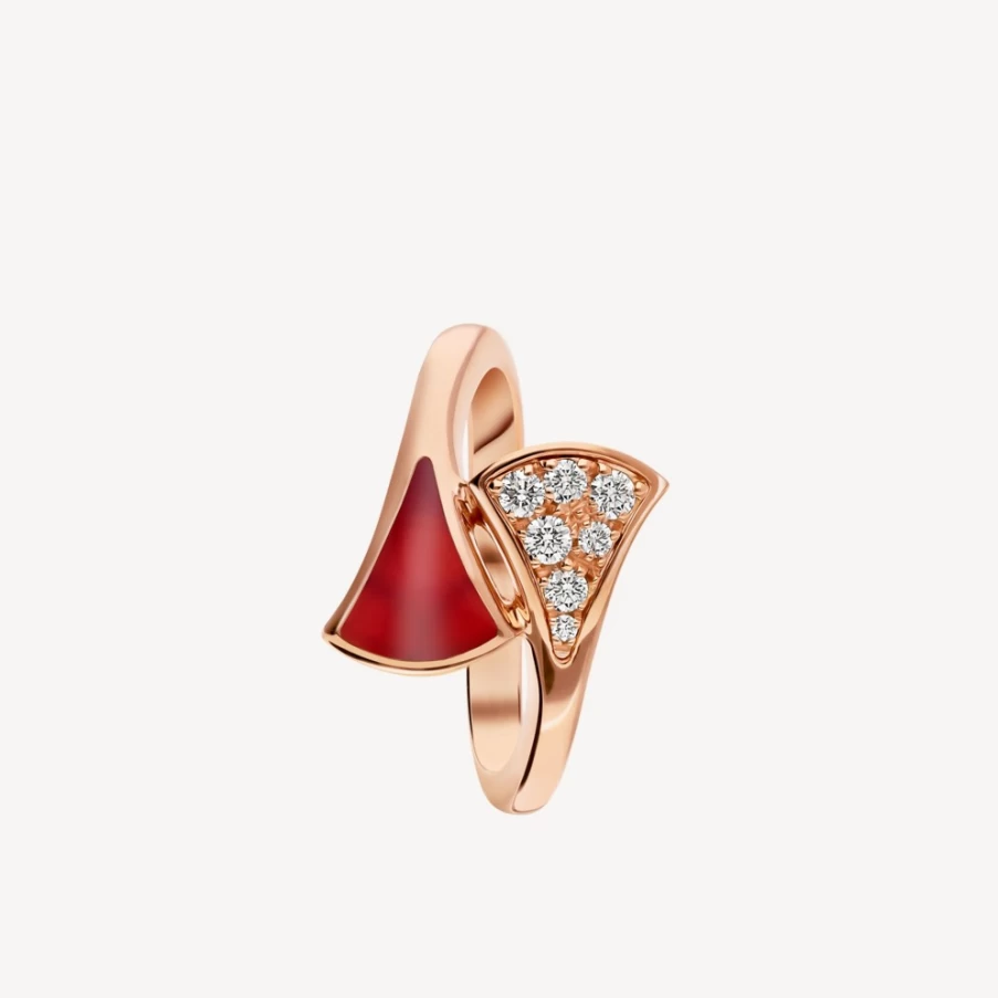 BVLGARI Divas’ Dream Ring in Red | Luxury Gemstone Jewelry Collection
