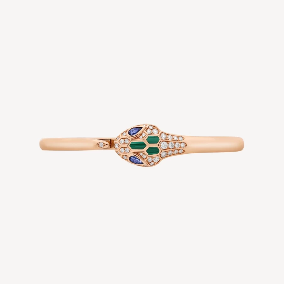 BVLGARI Serpenti Bracelet in Blue and Green | Luxury Snake Design Bracelet
