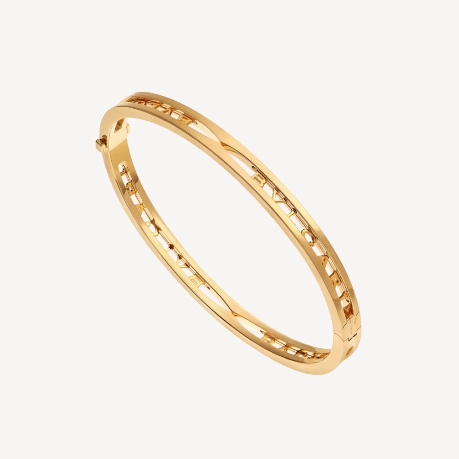 BVLGARI B.Zero1 Bracelet in 18K Gold with Iconic Spiral Design - Luxury Italian Jewelry