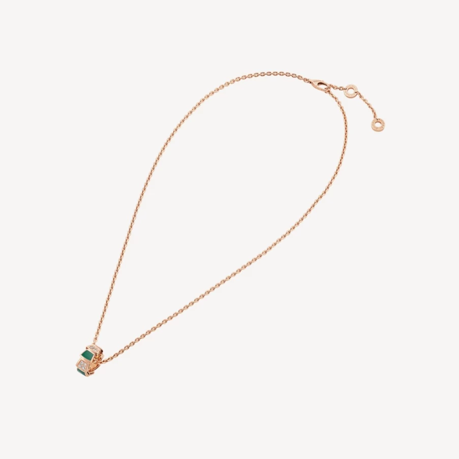 BVLGARI Serpenti Viper Green Necklace | Luxury Snake Design Jewelry