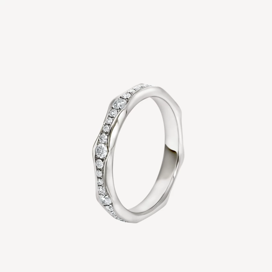 BVLGARI Infinito Women's Wedding Band Ring - Elegant Bridal Jewelry