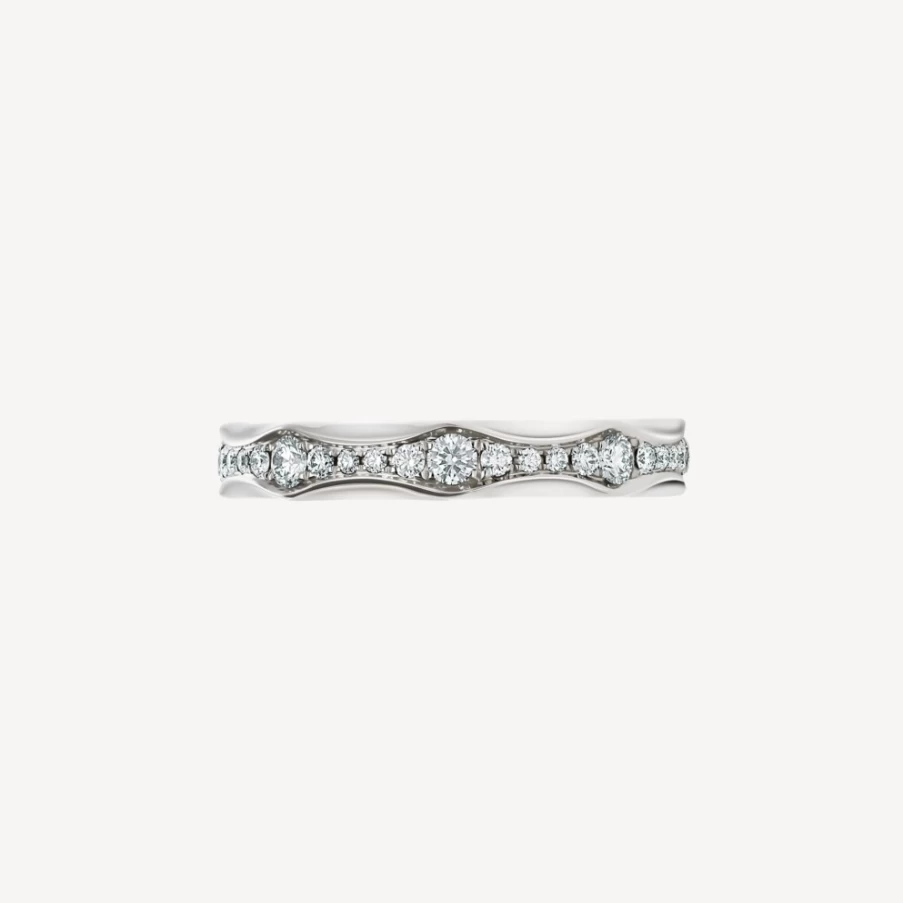 BVLGARI Infinito Women's Wedding Band Ring - Elegant Bridal Jewelry