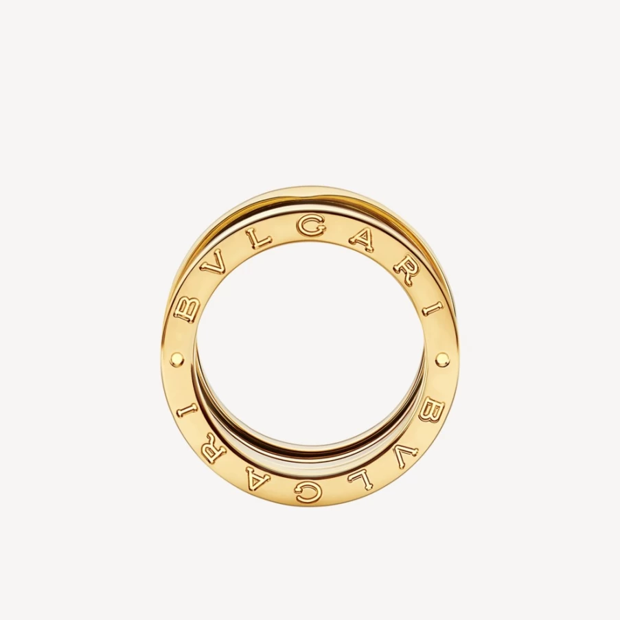 BVLGARI B.Zero1 Ring - Luxury 18K Gold or Sterling Silver Designer Band