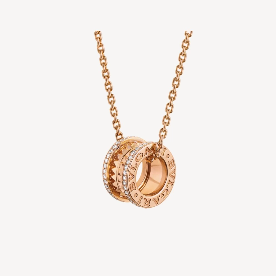 BVLGARI B.Zero1 Necklace in 18K Gold with Iconic Italian Design