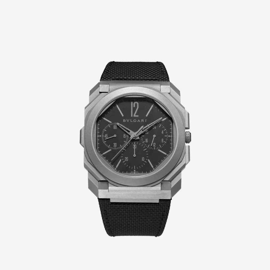 BVLGARI Octo Finissimo Ultra-Thin Automatic Black Men's Watch