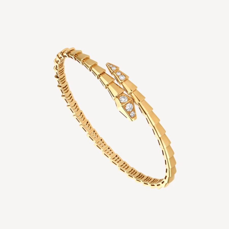 BVLGARI Serpenti Viper Bracelet | Luxury Snake Design Gold Bracelet for Women