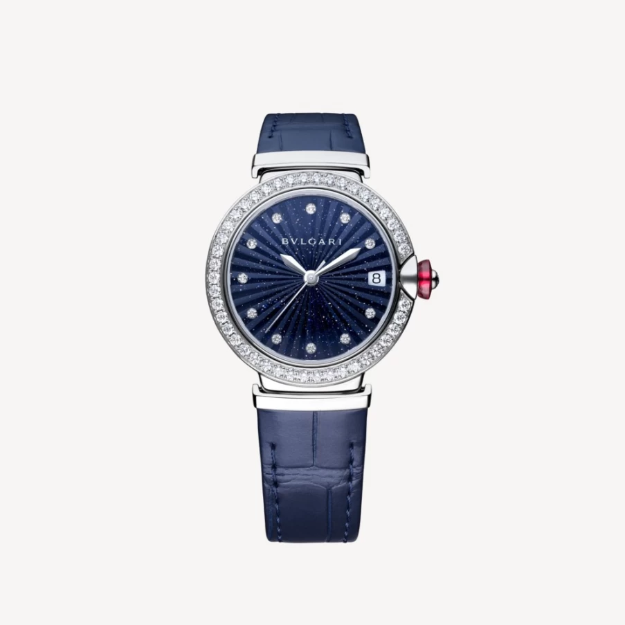 BVLGARI Lvcea Blue Women's Watch – Luxury Swiss Timepiece for Women