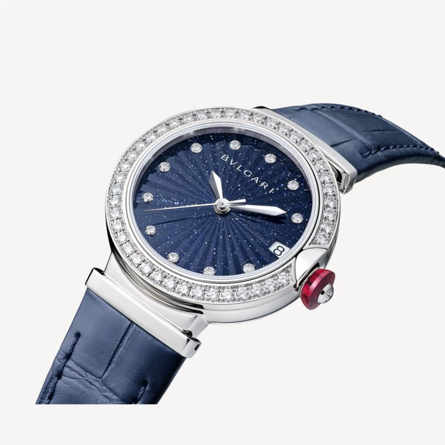 BVLGARI Lvcea Blue Women's Watch – Luxury Swiss Timepiece for Women