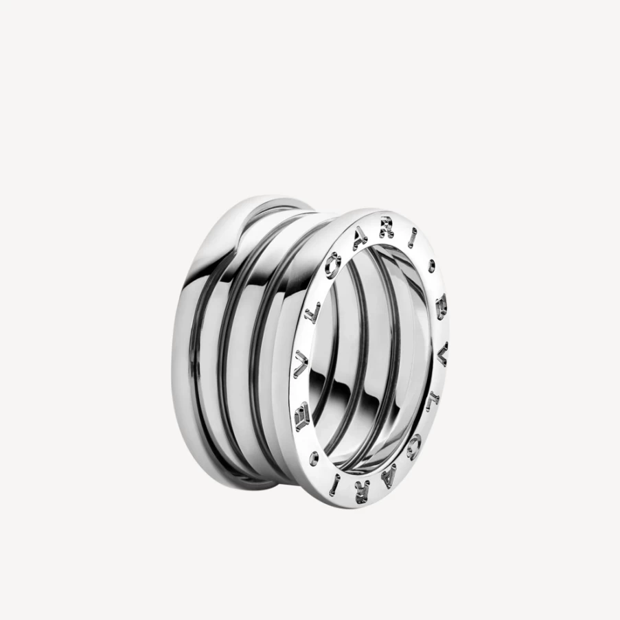 BVLGARI B.Zero1 Ring - Luxury 18K Gold & Diamond Iconic Design