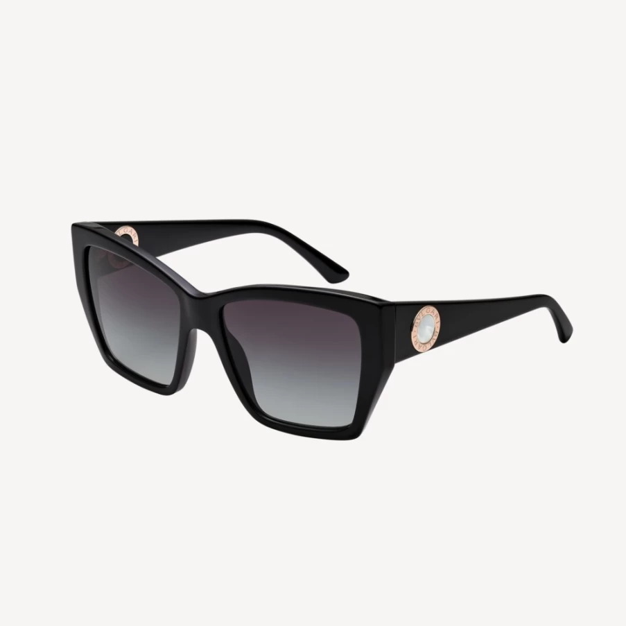BVLGARI BVLGARI Black Sunglasses for Women Luxury Designer Eyewear