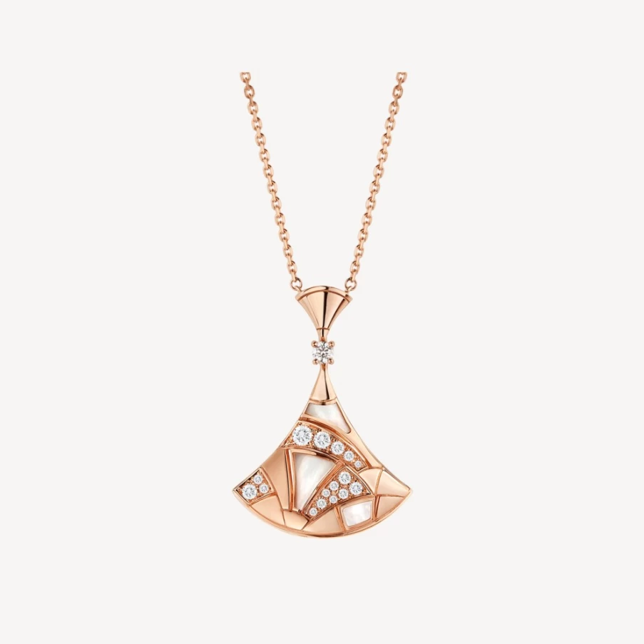 BVLGARI Divas’ Dream White Gold Necklace | Elegant Pendant Jewelry