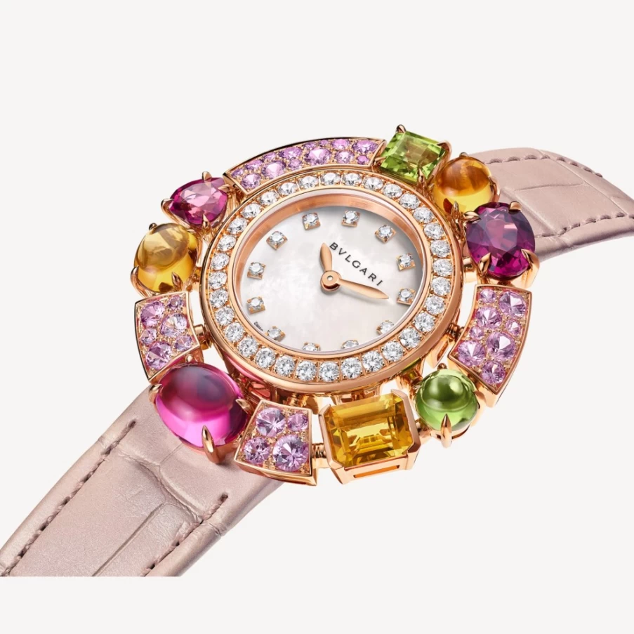 BVLGARI Allegra Pink Watch for Women - Luxury Rose Gold Timepiece