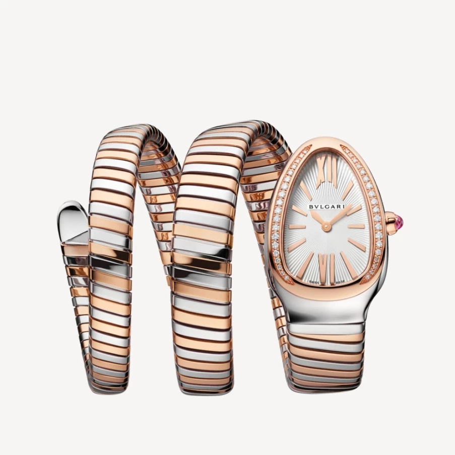 BVLGARI Serpenti Tubogas Women's White Gold Watch