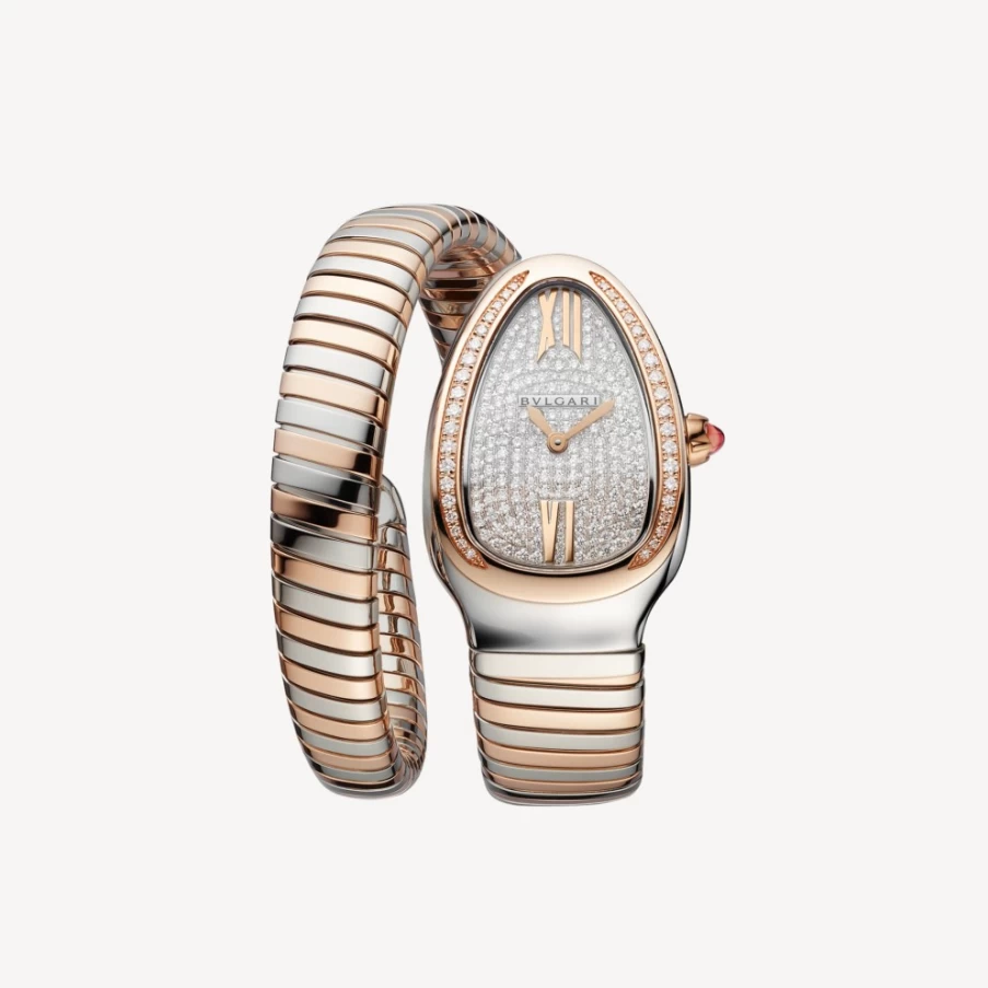 BVLGARI Serpenti Tubogas Women's White Luxury Watch