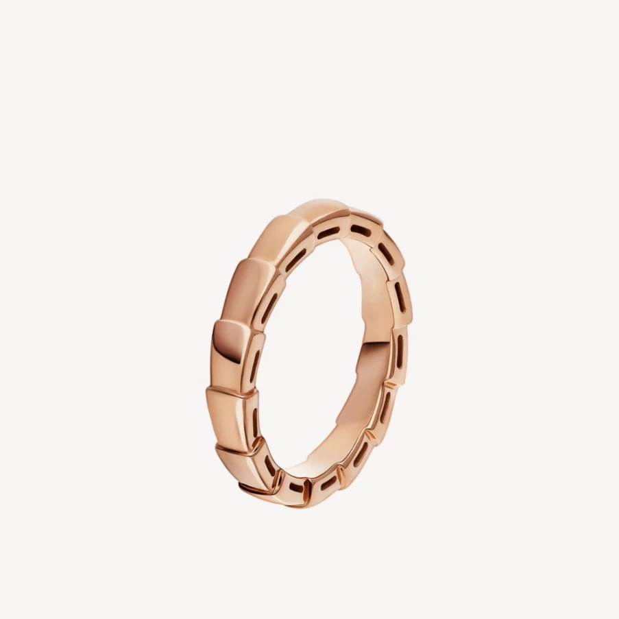 BVLGARI Serpenti Viper Ring | Luxury Snake Design Gold Band Jewelry