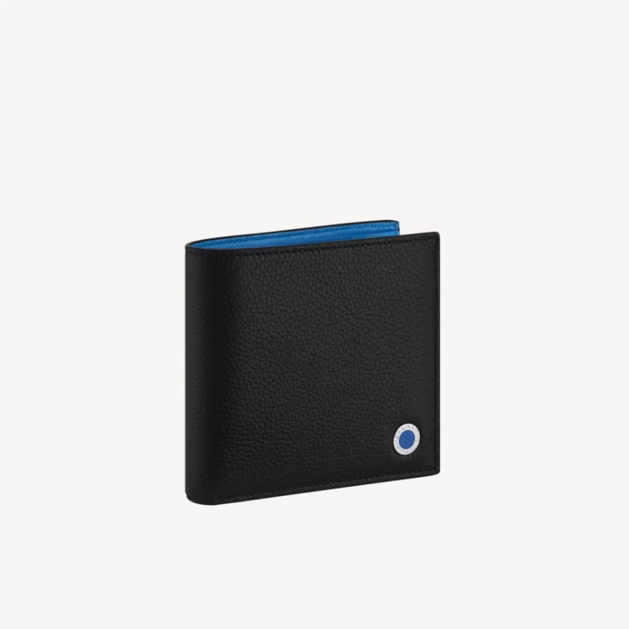 BVLGARI Bvlgari Man Black Bifold Wallet for Men | Luxury Leather Wallet